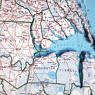 North Carolina 1972 3D Raised Relief Map - Muir Way - 3D