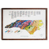 North Carolina 1985 3D Raised Relief Map