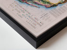North America 1965 Shaded Relief Map – XL Canvas - Muir Way - XL Canvas