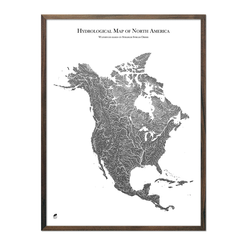 Hydrological Map of North America - Muir Way - Hydrology