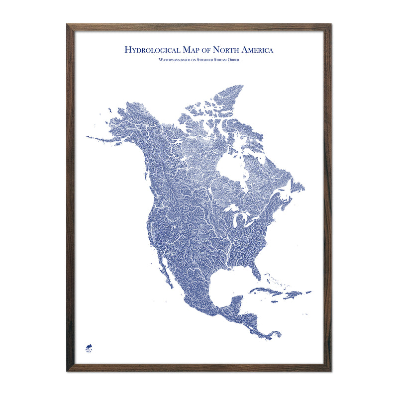 Hydrological Map of North America - Muir Way - Hydrology