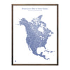 North America Hydrology Map