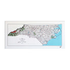 North Carolina 1972 3D Raised Relief Map - Muir Way - 3D