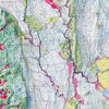North Dakota 1980 Shaded Relief Map