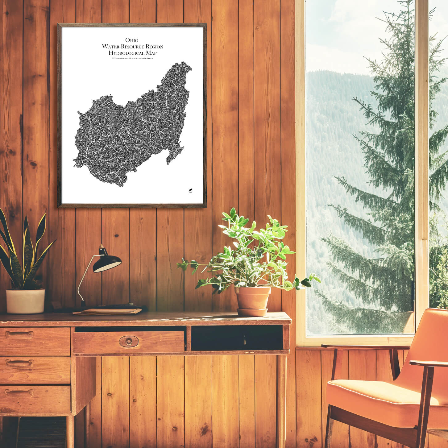 Ohio Regional Hydrological Map - Muir Way - Hydrology