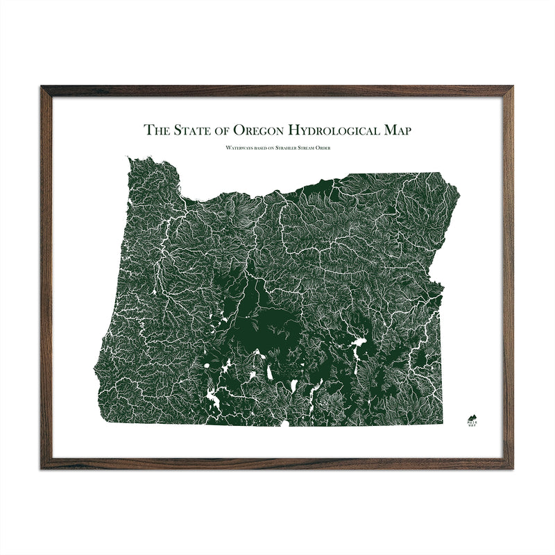 Oregon Hydrological Map - Muir Way - Hydrology