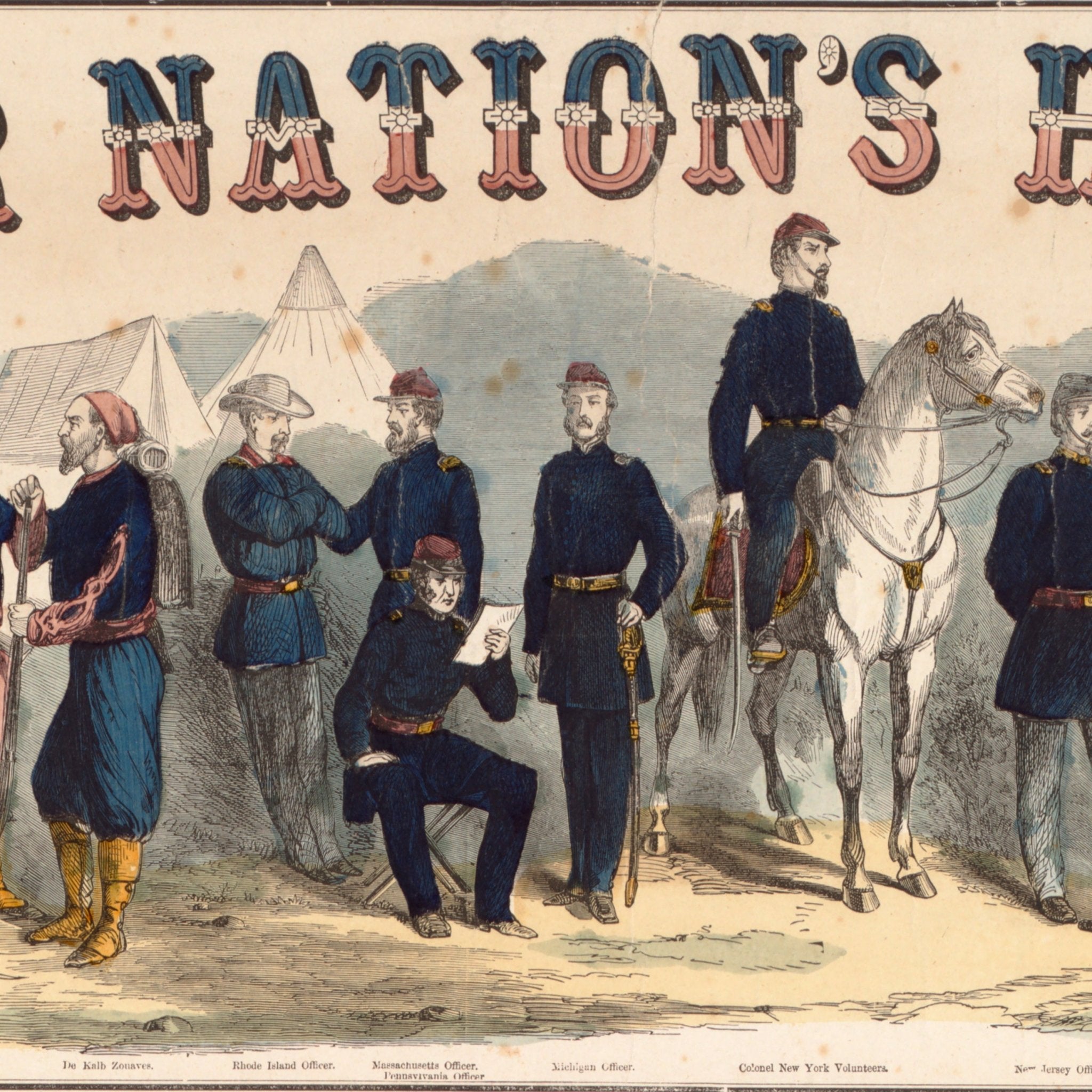Our Nation's Heroes - Muir Way - Vintage Map