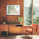 Pacific Northwest 3D Raised Relief Map - Muir Way - Natural Atlas