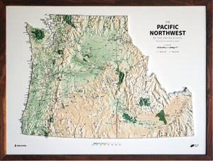 3D Raised Relief Maps
