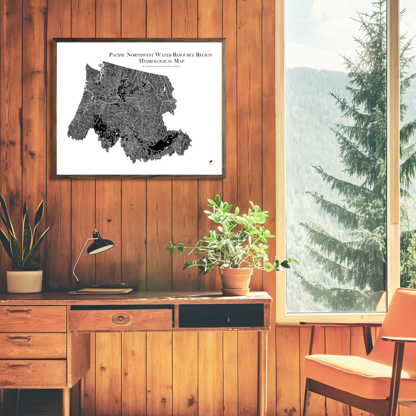 Pacific Northwest Regional Hydrological Map - Muir Way - Hydrology