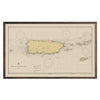 Puerto Rico and Virgin Islands Nautical Chart 1931