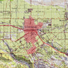 Redlands 1959 Shaded Relief Map