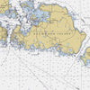 Straits of Mackinac Nautical Chart 1979