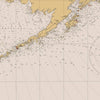 San Diego to Bering Sea and Hawaiian Islands Nautical Chart 1934