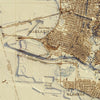 San Francisco 1915 Shaded Relief Map