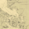 Washington Coast and Interior Harbors - Gray's Harbor to Olympia Nautical Chart 1888