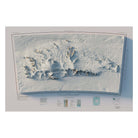 Shackleton Range, Antarctica 1983 Shaded Relief Map - Muir Way - Vintage Relief