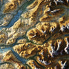 Skye and Wester Ross 1947 Shaded Relief Map