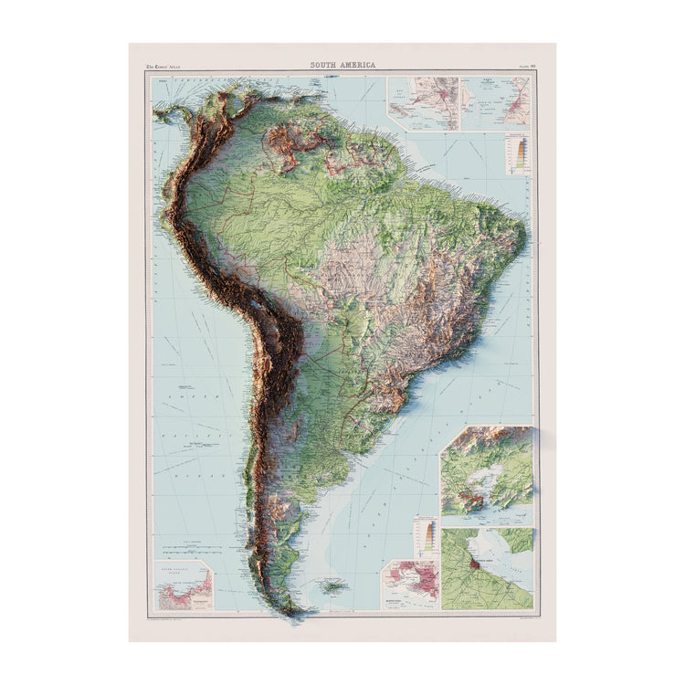 South America Map (1922)