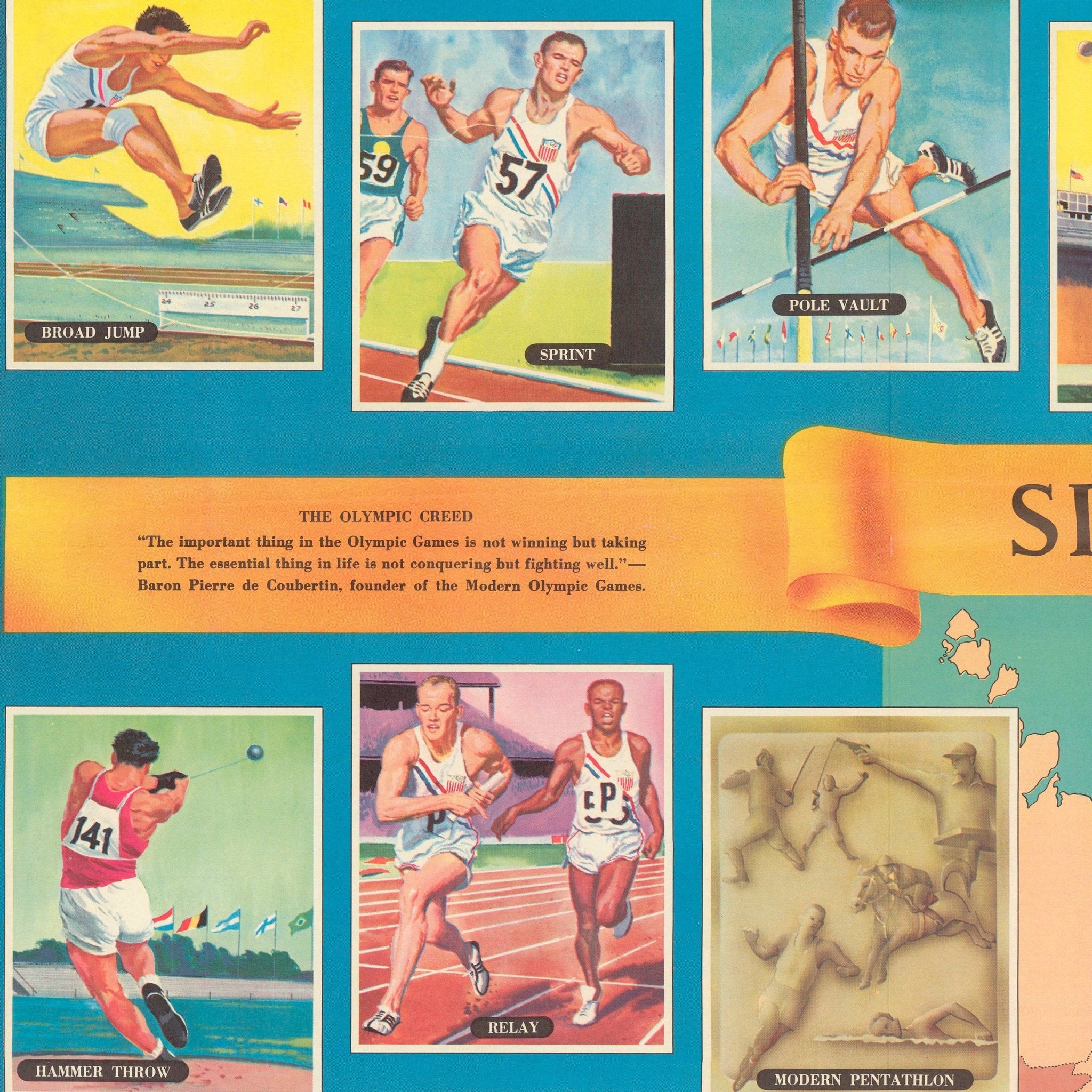 Sports of the Olympic Games | Vintage – Muir Way