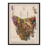 Tasmania 1947 Relief Map