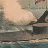 Terrific Combat between the Monitor 2 Guns & Merrimac 10 Guns