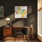 Texas 1916 3D Raised Relief Map - Muir Way - 3D