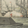 The First Battle between Iron Ships of War