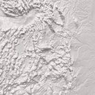 3D Map of the USA White - Muire Way - 3D Map