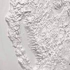 3D Map of the USA White - Muire Way - 3D Map