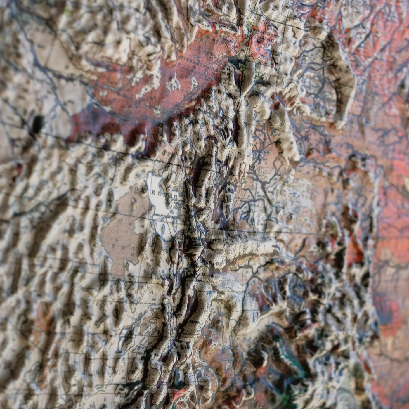 Relief Maps, 3D Maps, Topo Map Art, & More | Muir Way