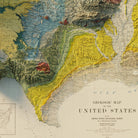 USA 1932 Shaded Relief Map - Muir Way - 2D Map