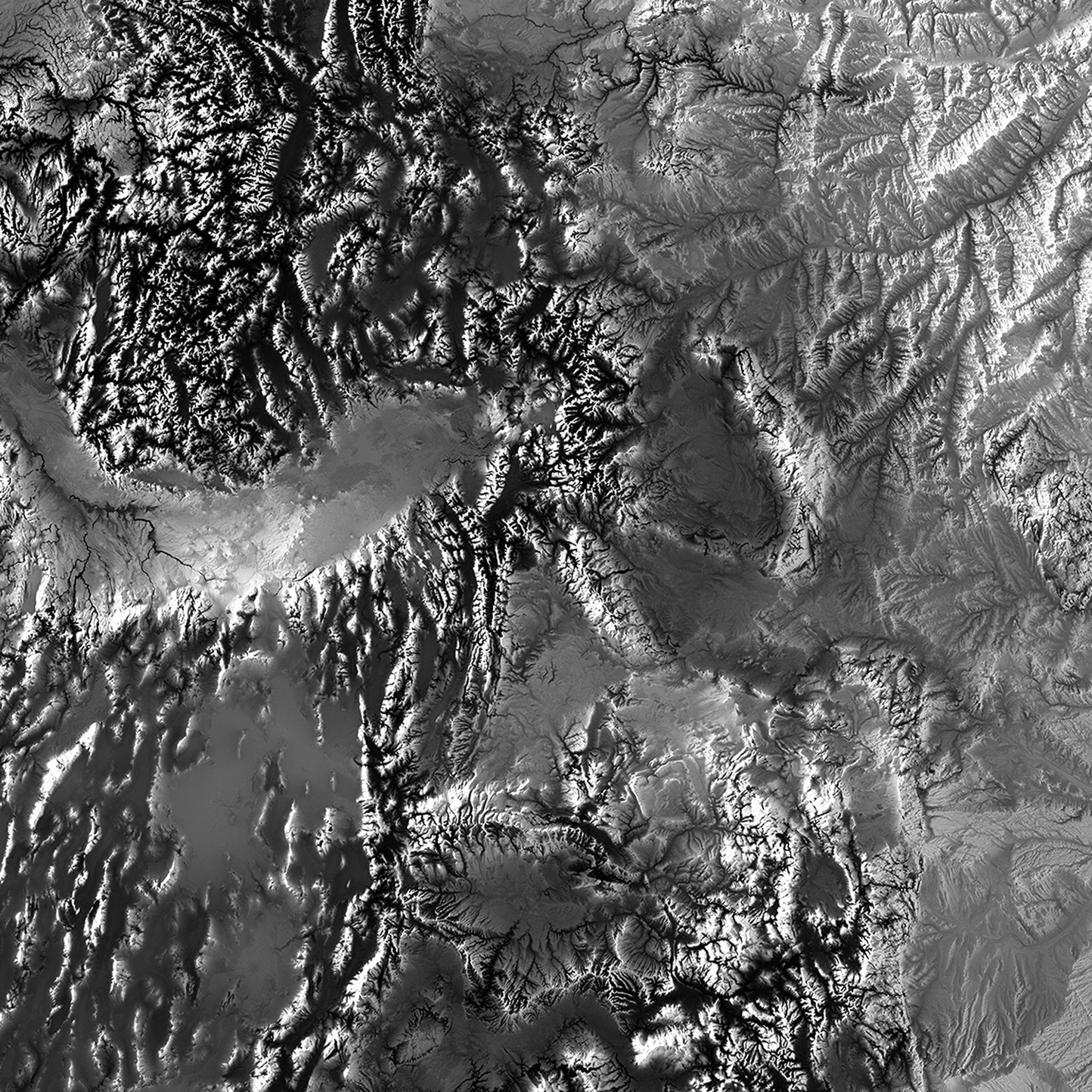 USA Elevation Map - Muir Way - Elevation