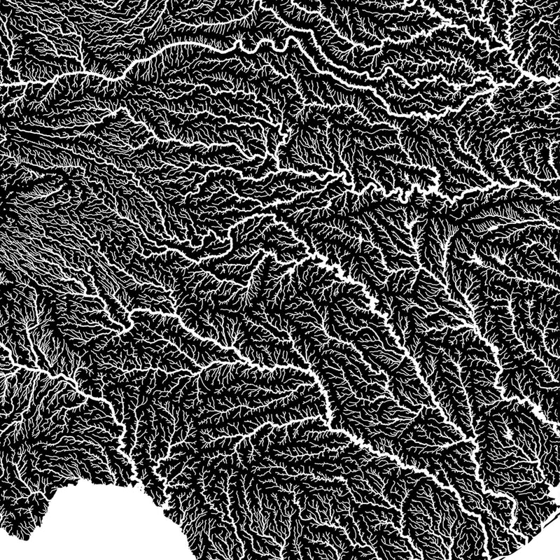 US Hydrological Map - Muir Way - Hydrology
