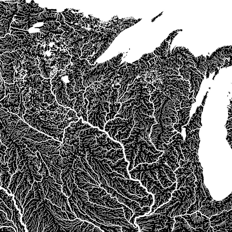 US Hydrological Map - Muir Way - Hydrology