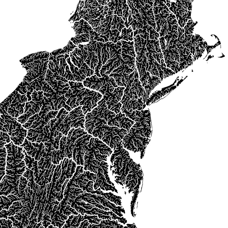 US Hydrological Map - Muir Way - Hydrology