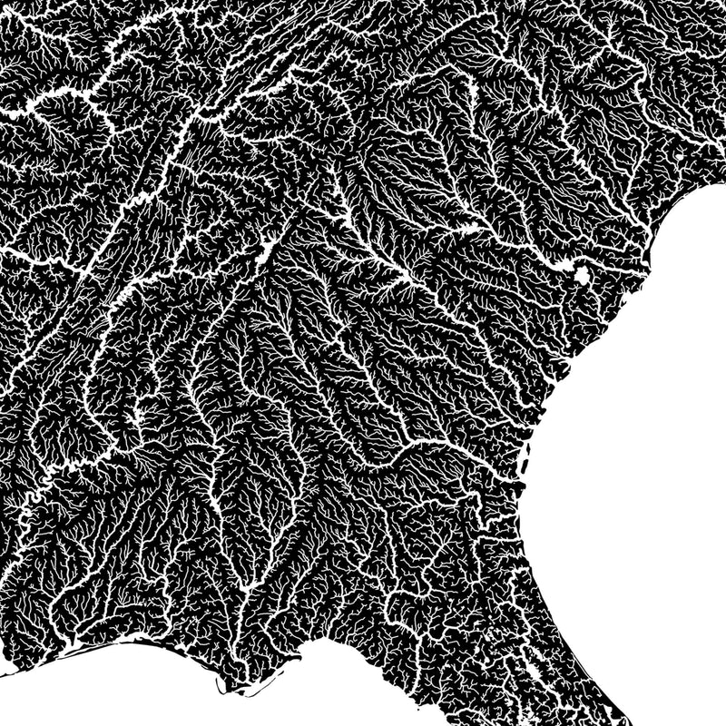 US Hydrological Map - Muir Way - Hydrology