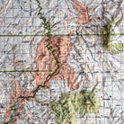 Utah 1988 3D Raised Relief Map - Muir Way - 3D