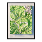 Vintage Vail Relief Map - 1950