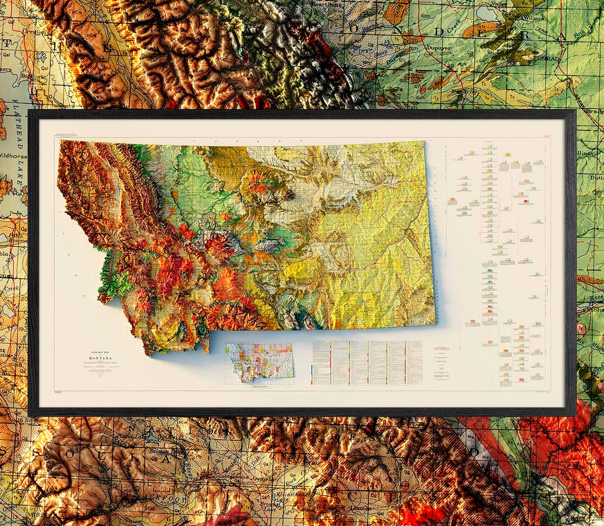 Elevation Maps, Topo Map Art, Relief Maps & More | Muir Way