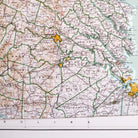 Virginia 1957 3D Raised Relief Map - Muir Way - 3D