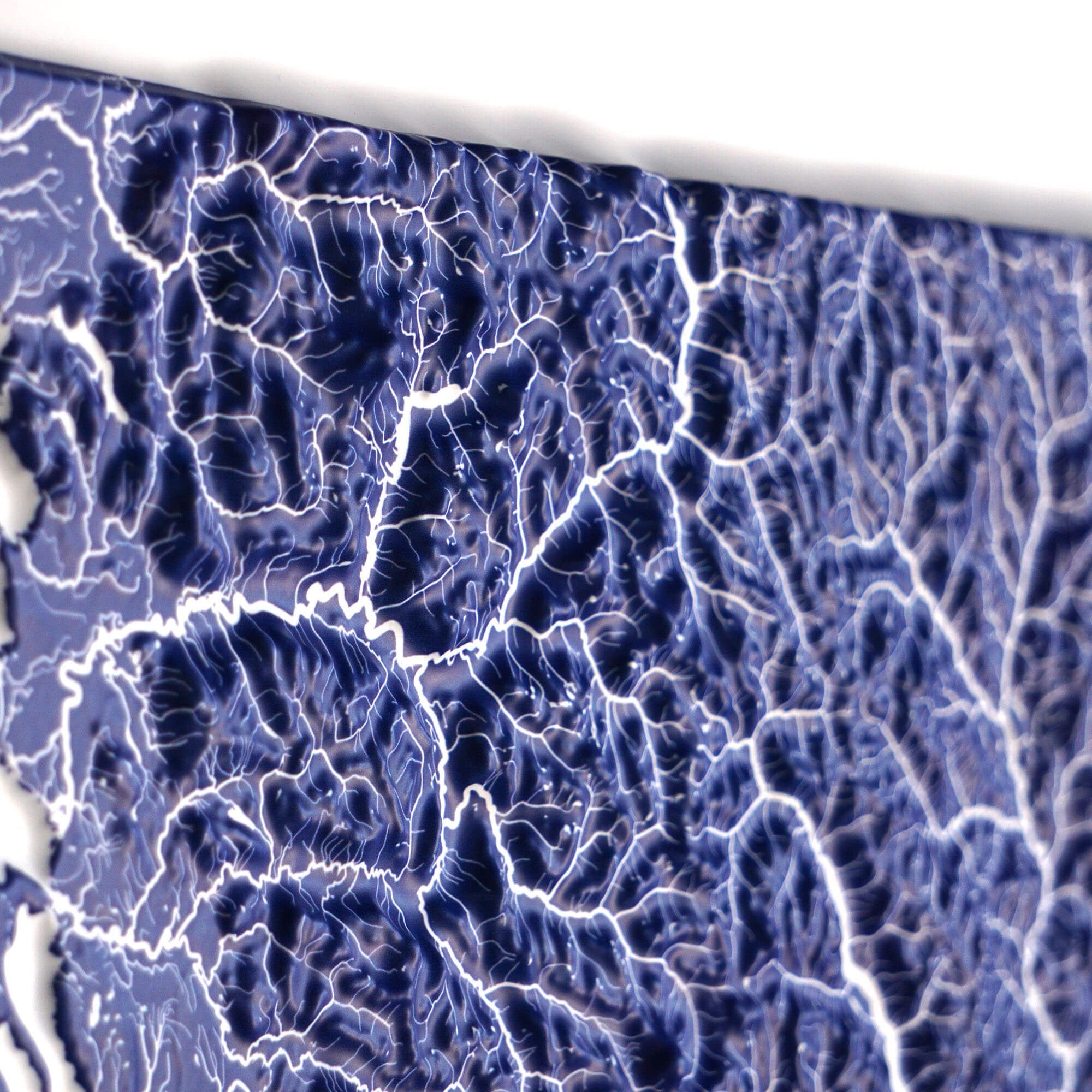 Washington Hydrological - 3D Raised Relief Map - Muir Way - 3D