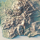 Washington 1968 Shaded Relief Map - Muir Way - Vintage Relief
