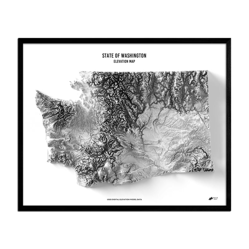 Washington Elevation Map - Muir Way - Elevation