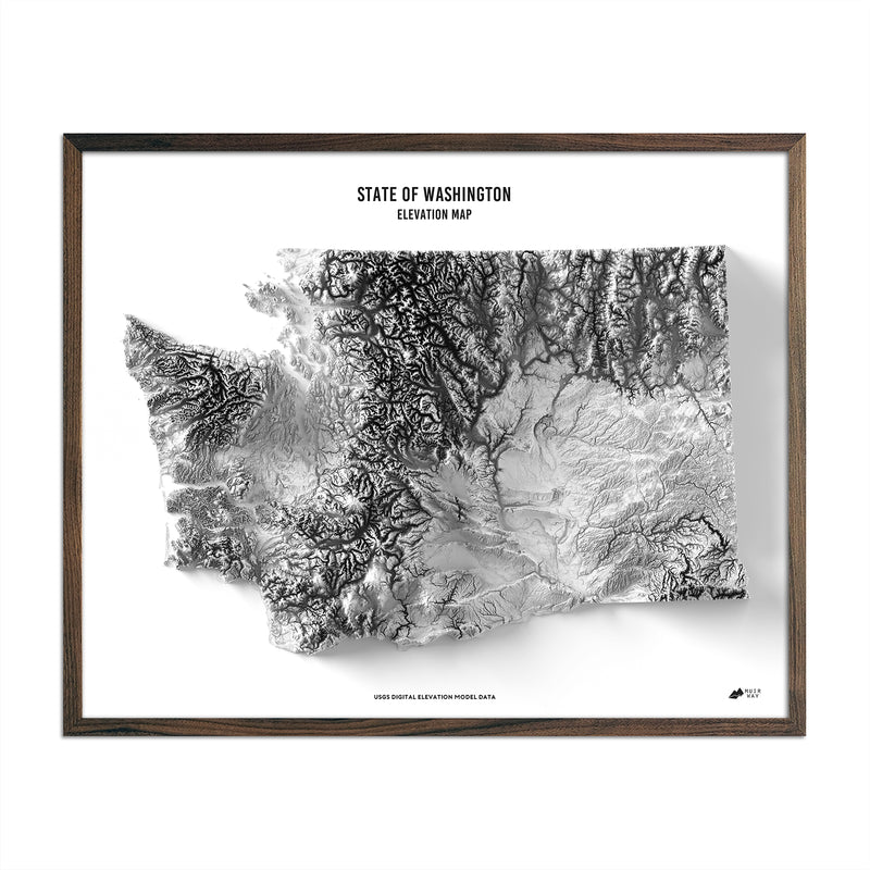 Washington Elevation Map - Muir Way - Elevation