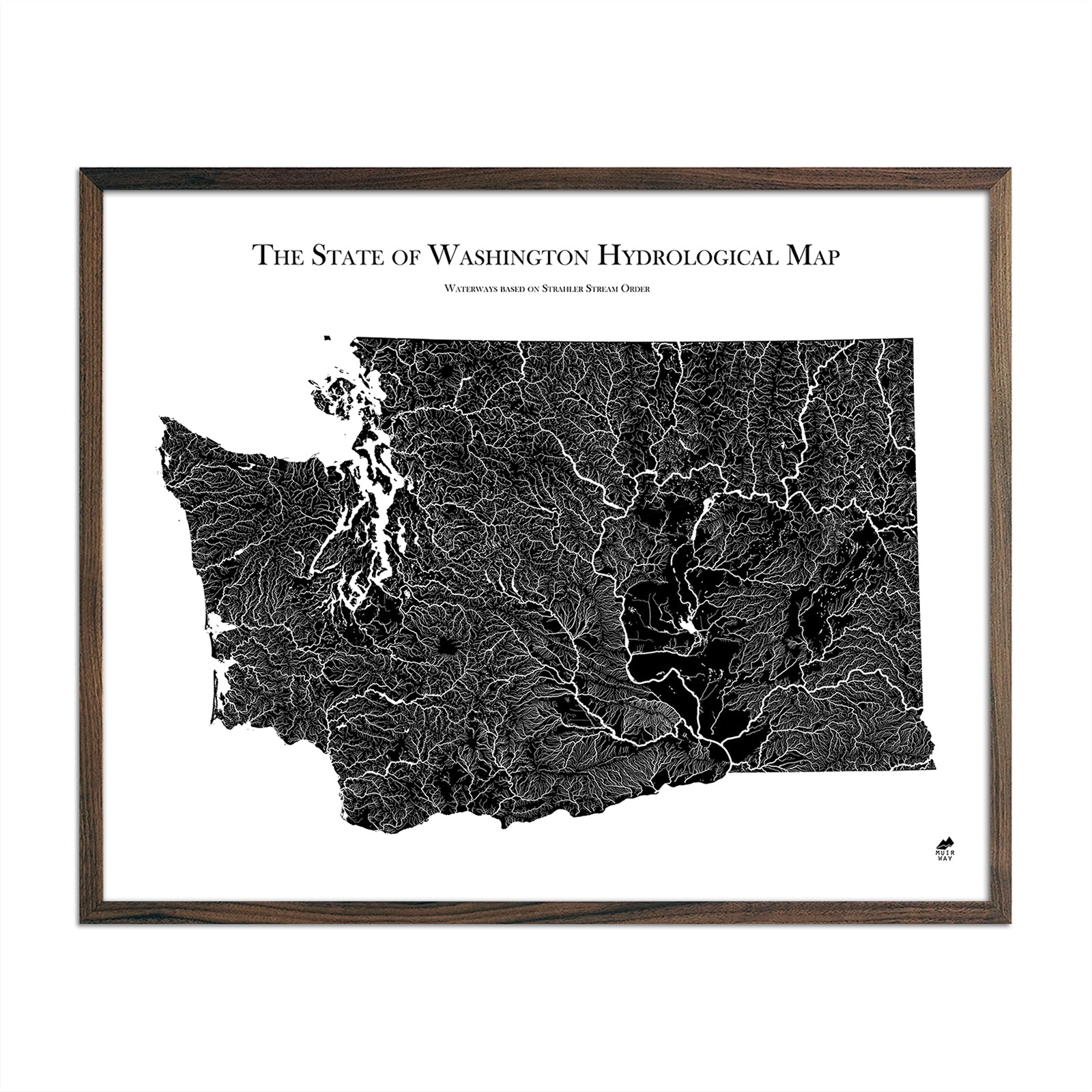 Washington Hydrological Map