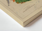 Wisconsin 1965 Shaded Relief Map – XL Canvas - Muir Way - XL Canvas