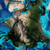 World Shaded Relief Map (Dymaxion Map)
