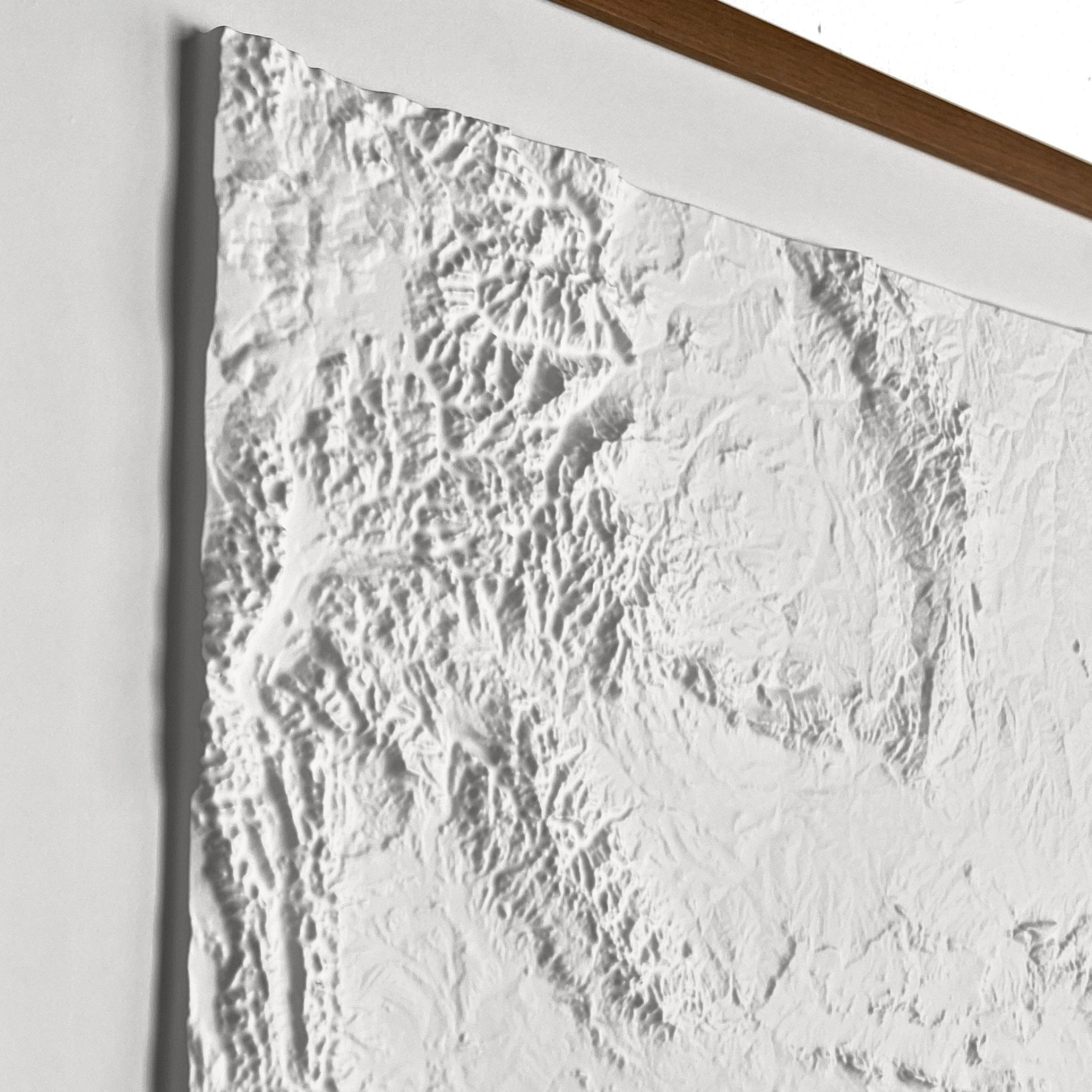 Wyoming 3D Raised Relief Map - Muir Way - 3D