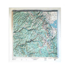 Yosemite 1958 3D Raised Relief Map - Muir Way - 3D